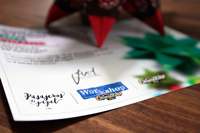Workshop Estrellas para Navidad en origami
