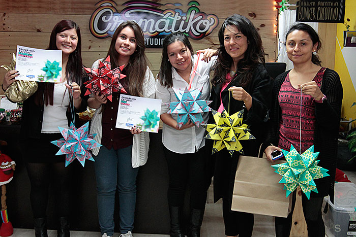 Workshop Estrellas para Navidad en origami