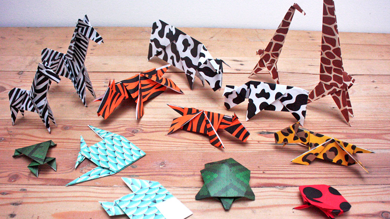 Workshop Origami - Animal Print