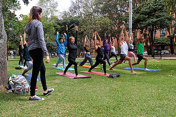 Sesión de yoga con María Omaña