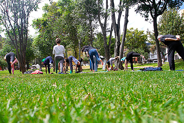 Sesión de yoga con María Omaña