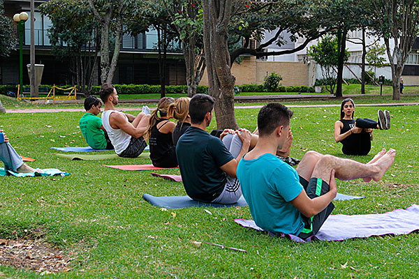 Sesión de yoga con María Omaña