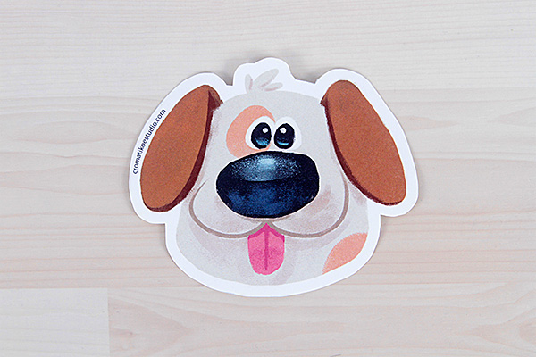 Stickers Perro y Gato ilustrados