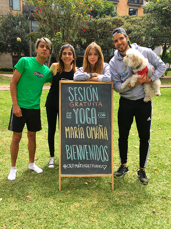 Sesión de yoga con María Omaña