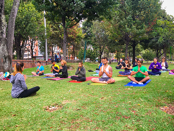 Sesión de yoga con María Omaña