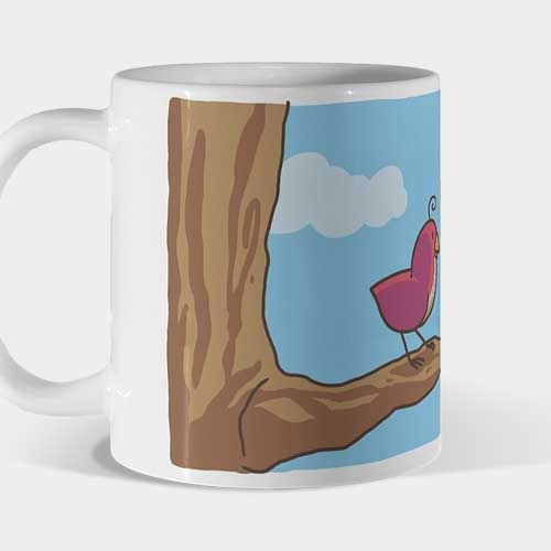 Mug amor pajaritos