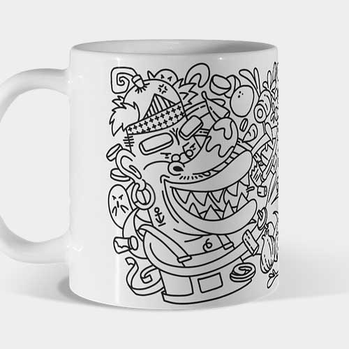 Mug chef dragón