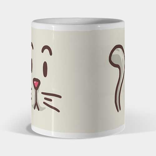 Mug gato cara