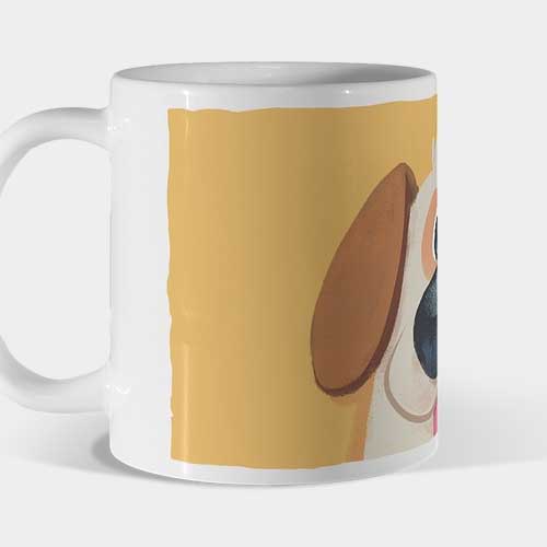 Mug perro amarillo