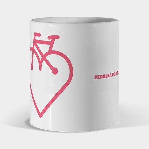 Mug bici corazón